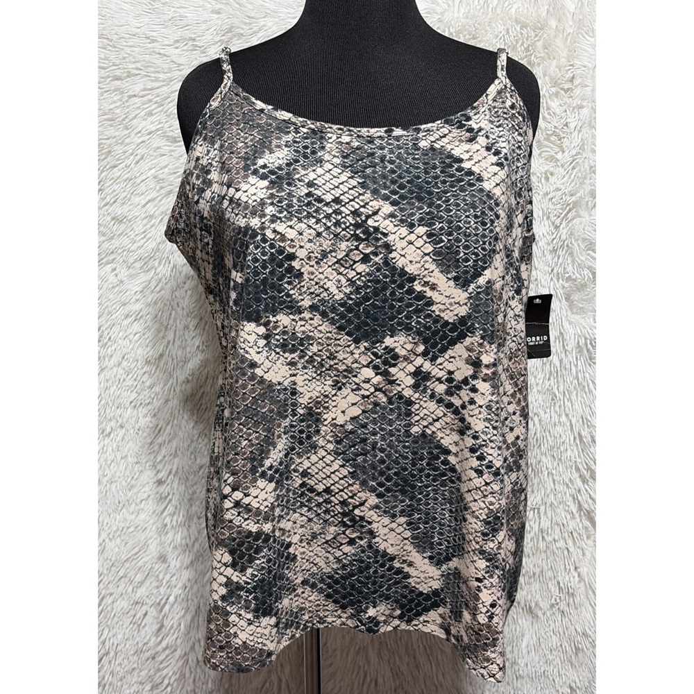 Torrid Snake Print Cami Top‎ Size 4 (4X)